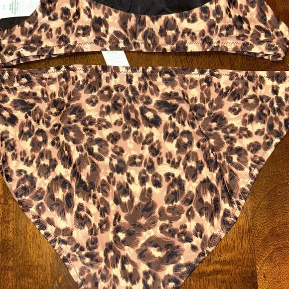Aerie Animal Print Bikini & Top Set Size M - Picture 13 of 15